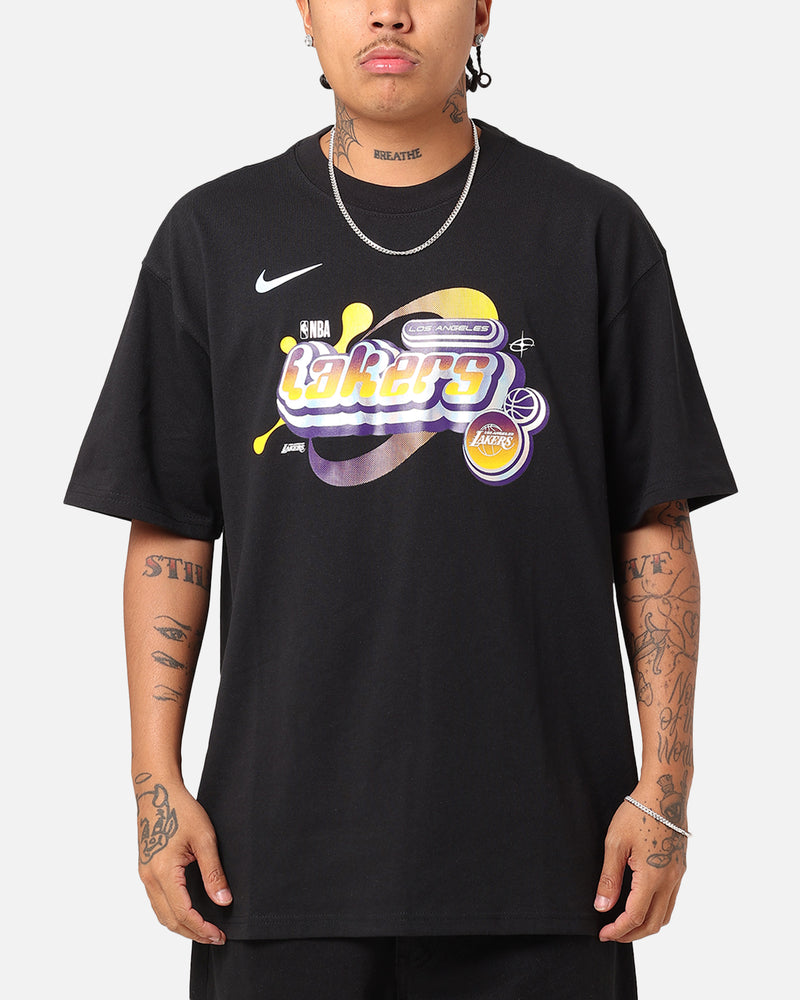 Nike Los Angeles Lakers NBA Max90 Courtside T-Shirt Black