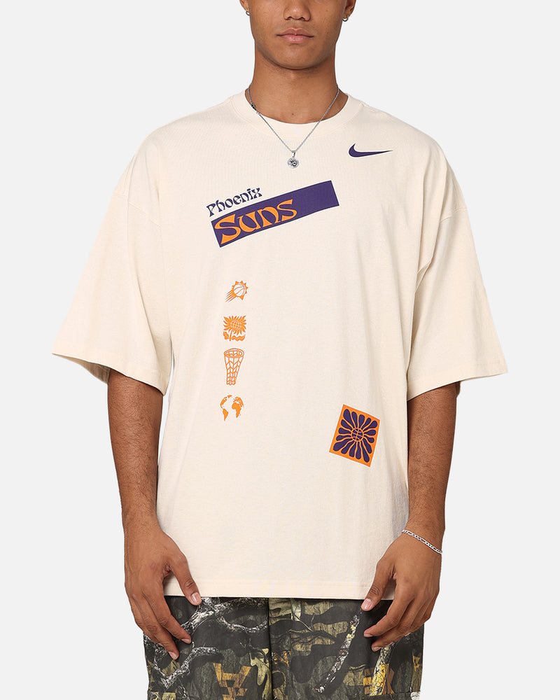 Phoenix Suns Heat NBA Courtside Oversized T-Shirt Pure