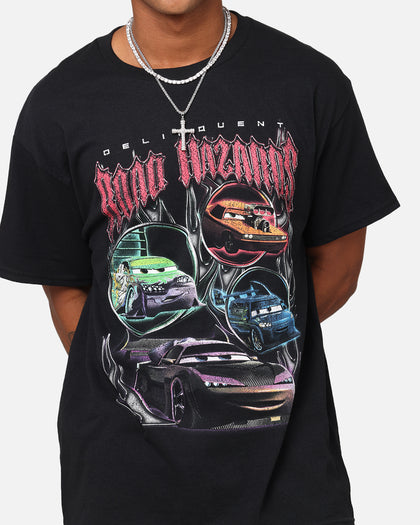 Goat Crew Pixar Cars Delinquent Road Hazards T-Shirt Black