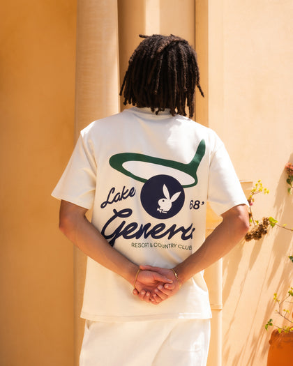 Playboy By Culture Kings Lake Geneva T-Shirt Off White