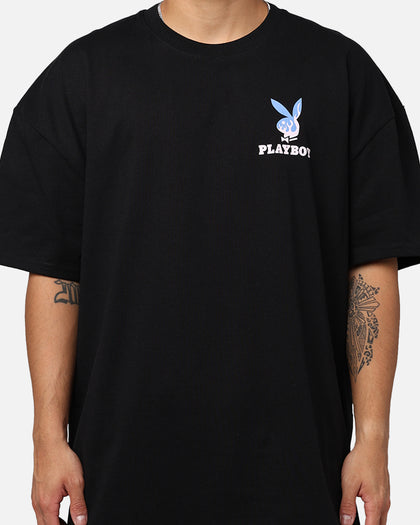 Playboy By Culture Kings Lit Bunny T-Shirt Black