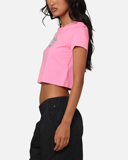 Puma Women's Graphics Hyper Girl Cropped T-Shirt Fast Pink