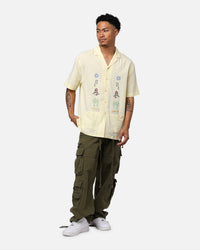 Pas De Mer Postcard Shirt Light Yellow