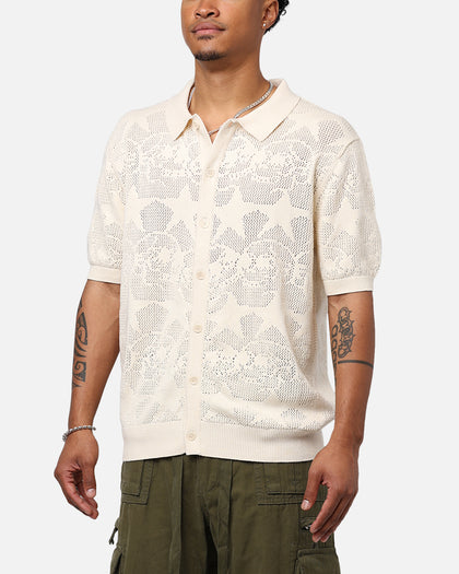 Pas De Mer Skulls Polo Sweater Shirt Sand