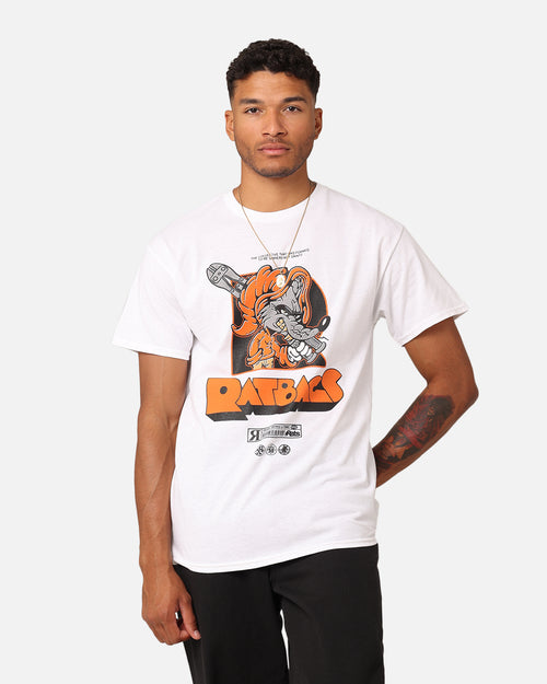 Rats Get Fat Ratbags T-Shirt White