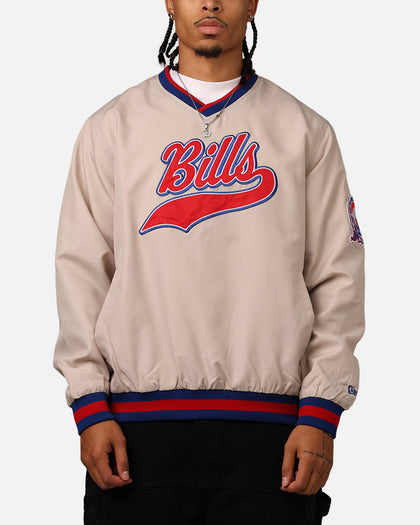 New Era Buffalo Bills Sports Classics Pullover Windbreaker Stone/OTC