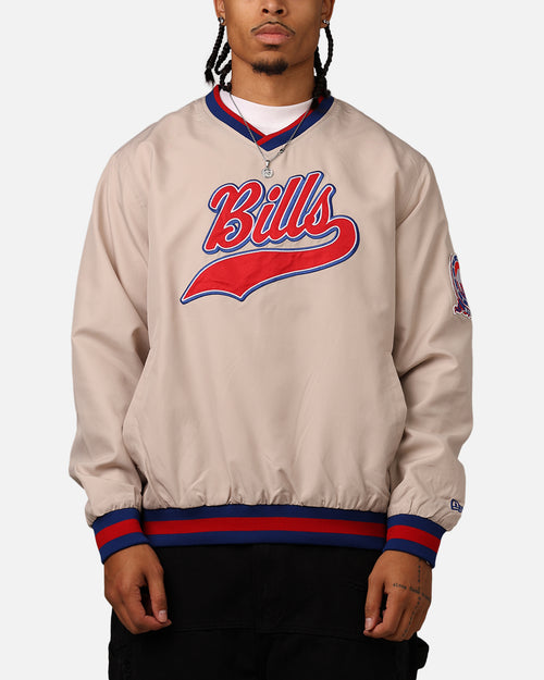 New Era Buffalo Bills Sports Classics Pullover Windbreaker Stone/OTC