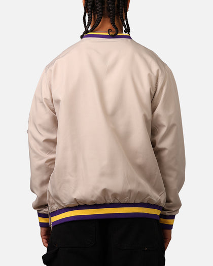 New Era Los Angeles Lakers Sports Classics Pullover Windbreaker Stone/OTC