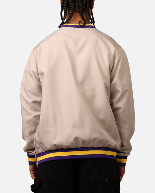 New Era Los Angeles Lakers Sports Classics Pullover Windbreaker Stone/OTC