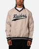 New Era Las Vegas Raiders Sports Classics Pullover Windbreaker Stone/OTC
