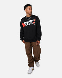 Secret Club Tag Crewneck Black