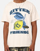 Goat Crew Bitter Friends T-Shirt Off White