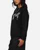 X-Girl Women's Drop Stitch Oversized Knit Crewneck Black