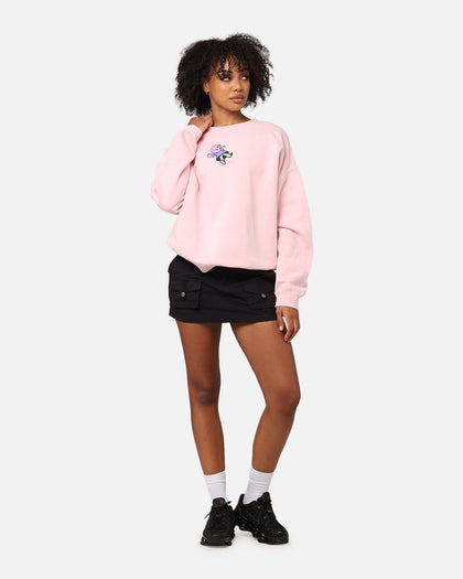 Stussy Women's Dollie Oversized Crewneck Pigment Pink