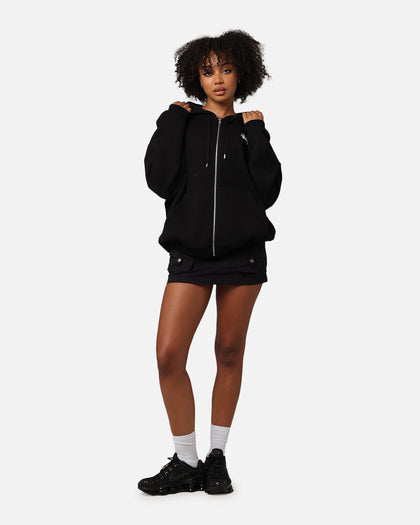 Stussy Graffiti LCB Full Zip Hoodie Pigment Black