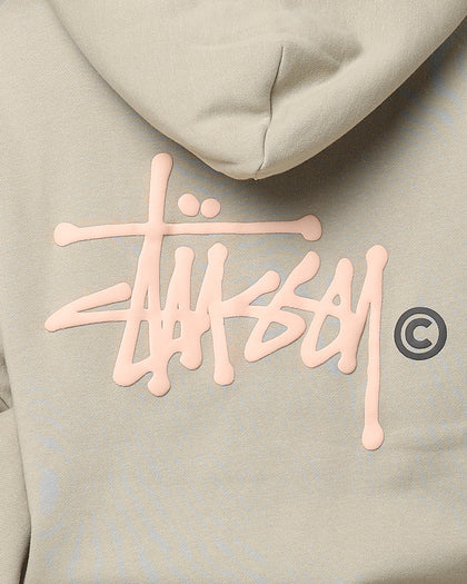 Stussy Graffiti LCB Full Zip Hoodie Pigment Olive