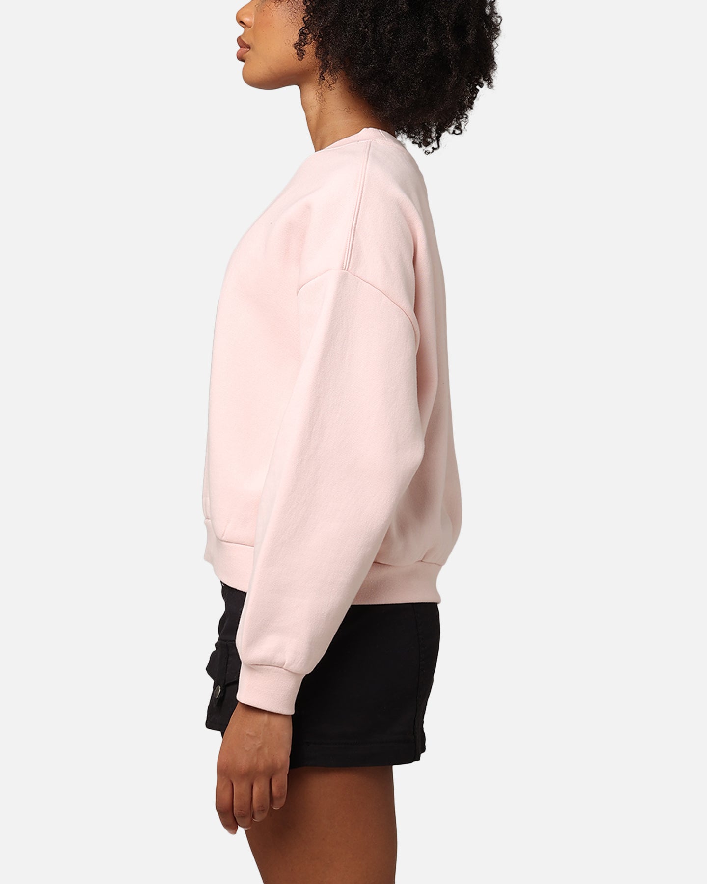 Stussy Women's Ladybird Crop Crewneck Pigment Pink | Culture Kings