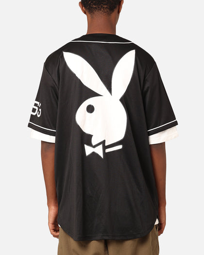 Playboy Bunny Baseball Jersey Black