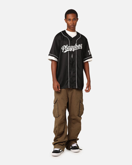 Playboy Bunny Baseball Jersey Black