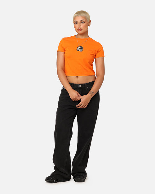 Stüssy Women's 8 Ball Corp Slim T-Shirt Coral