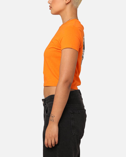 Stüssy Women's 8 Ball Corp Slim T-Shirt Coral