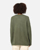 Stüssy Women's Smooth Stock Oversized Knitted Sweater Forest Green