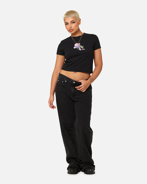 Stüssy Women's Dollie Slim T-Shirt Black