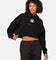 Stüssy Women's Pair Of Dice Cropped Hoodie Black