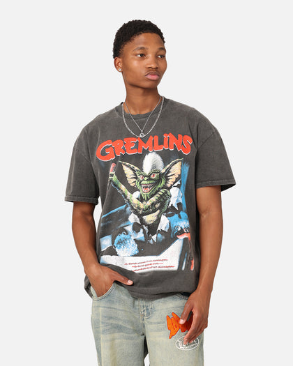 American Thrift X Gremlins Vintage Heavyweight T-Shirt Black Wash