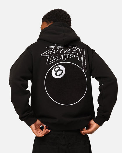 Stüssy Ball Chenille Hoodie Black Culture Kings