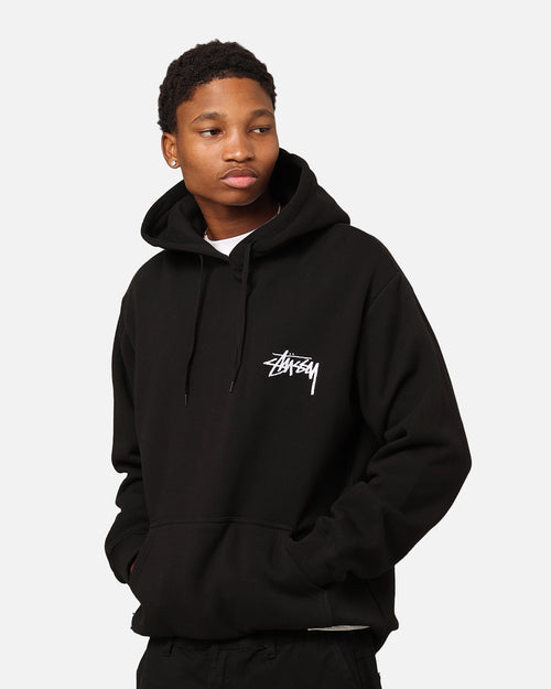 Stüssy 8 Ball Chenille Hoodie Black