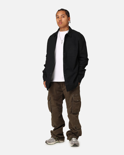 X-Large Oxford Long Sleeve Shirt Black