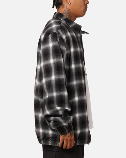 X-Large Source Lined Zip Check Jacket Black