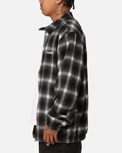 X-Large Source Lined Zip Check Jacket Black
