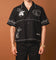 404 Frontier Embroidered Button Up Shirt Black