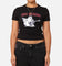 True Religion Women's Buddha Baby T-Shirt Black
