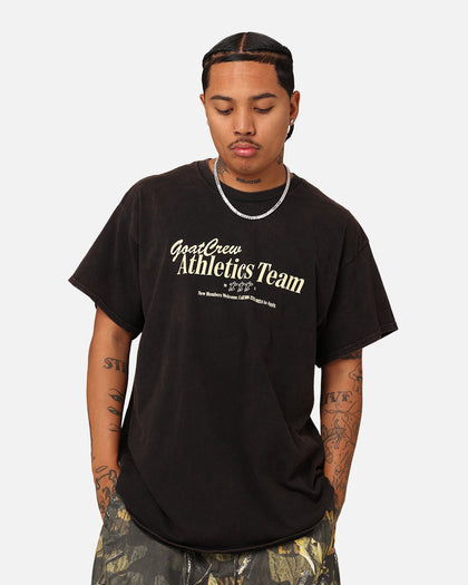 Goat Crew GC Athlete T-Shirt Washed Black