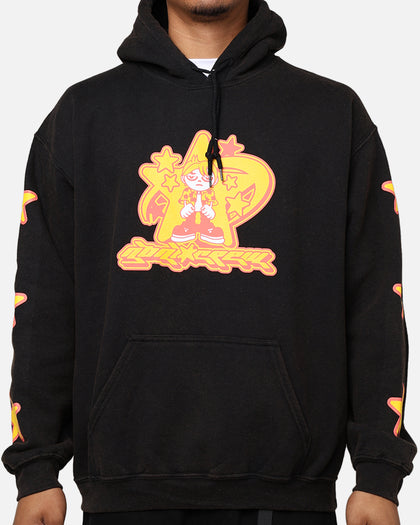 Goat Crew Y2K Star Hoodie Black