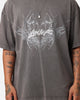 Loiter Lotus Oversized T-Shirt Charcoal Grey