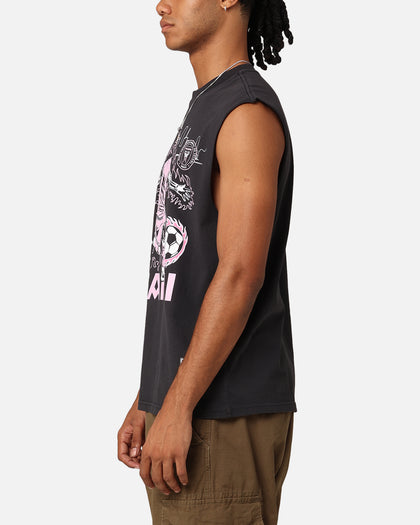 Mitchell & Ness Inter Miami CF Flame Muscle T-Shirt Black