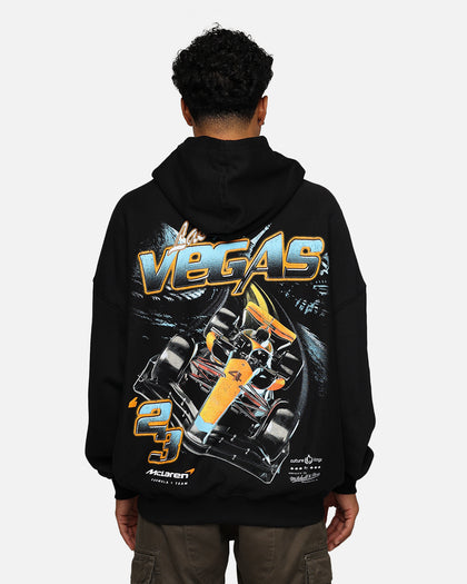 Mitchell & Ness X McLaren X Culture Kings Las Vegas Collection Lando Norris Vintage Hoodie Black