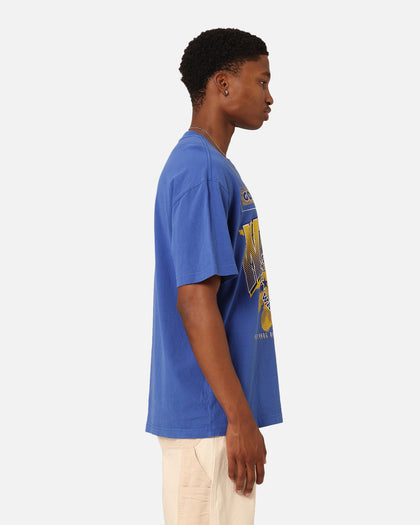 Mitchell & Ness Golden State Warriors Brush Off 2.0 T-Shirt Blue