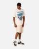 Mitchell & Ness Charlotte Hornets Brush Off 2.0 T-Shirt Vintage White