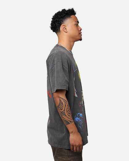 American Thrift X DC '92 Batman Heavyweight Vintage T-Shirt Washed Black