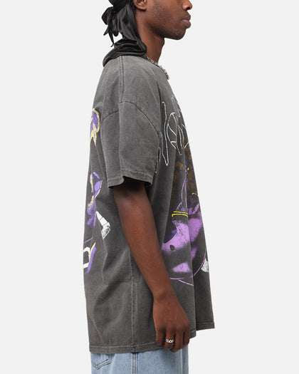 73Studio X Space Jam Monstars Heavyweight Vintage T-Shirt Black Wash