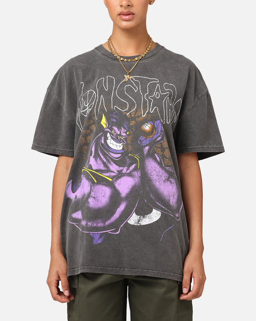 73Studio X Space Jam Monstars Heavyweight Vintage T-Shirt Black Wash