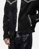 MNML Suede Collared Jacket Black