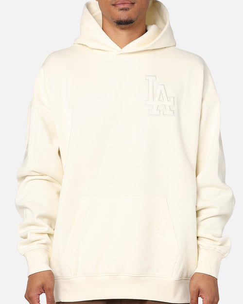 Pro Standard Los Angeles Dodgers Drop Shoulder Hoodie Eggshell