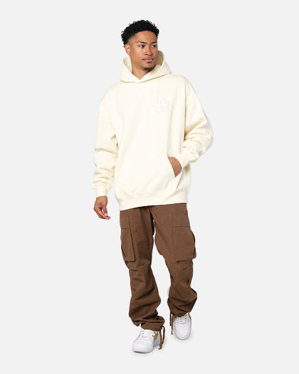 Pro Standard Los Angeles Dodgers Drop Shoulder Hoodie Eggshell