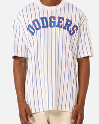 New Era Los Angeles Dodgers T-Shirt White Pinstripe